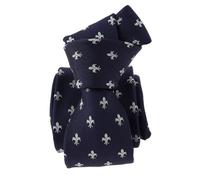 Tony & Paul. Cravate. Fleurs de Lys - BOURBON, Soie. - Motifs - FABRIQUE EN ITALIE.