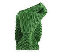Tony & Paul. Cravate tricot. TONY, Soie. Vert pomme - Uni - FABRIQUE EN ITALIE.