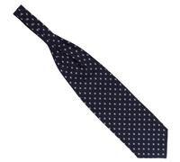 Tony & Paul. Foulard Ascot. Fleurs de Lys - BOURBON, Soie. - Motifs - FABRIQUE EN ITALIE.