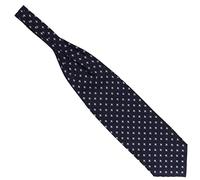 Tony & Paul. Foulard Ascot. Fleurs de Lys - BOURBON, Soie. - Motifs - FABRIQUE EN ITALIE.