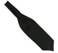 Tony & Paul. Foulard Ascot. Sofia, Soie. Vert Academicien. carreaux. FABRIQUE EN ITALIE.