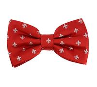 Tony & Paul. Noeud papillon noué. Fleurs de Lys - BOURBON, Soie. - Motifs - FABRIQUE EN ITALIE.