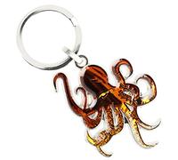Tony & Paul - Porte-clés - Pieuvre - Animaux - Fantaisie - Fabriqués en France à Saumur par un maître médailleur.