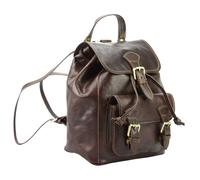 Tony & Paul - Sac à dos - TUSCANY - Cuir marron foncé - Homme