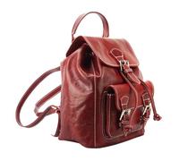 Tony & Paul - Sac à dos - TUSCANY - Cuir marron-rouge - Homme