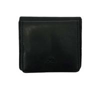 Tony Perotti | Portefeuille en Cuir Collection la végétale | Porte-Monnaie et Cartes 2 en 1 pour Homme en Cuir Italien Tannage végétal | 10 x 9 x 2,5 cm | Coloris Noir