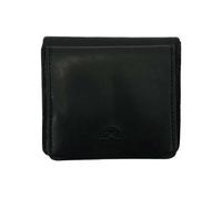Tony Perotti | Portefeuille en Cuir Collection la végétale | Porte-Monnaie et Cartes 2 en 1 pour Homme en Cuir Italien Tannage végétal | 10 x 9 x 2,5 cm | Coloris Noir