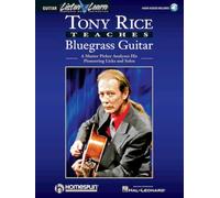 Tony Rice Teaches Bluegrass Guitar - Méthode de flatpicking avec partitions et tablatures | 9 morceaux, solos, rythmes, accords et techniques bluegrass avec audio en ligne PLAYBACK+