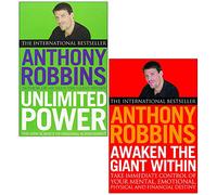 Tony Robins 2 Books Collection Set (Awaken The Giant Within How to Take Immediate Control of Your Mental,Emotional,Physical & Unlimited Power The New Science of Personal Achievement)