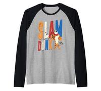 Tony The Tiger Basketball Slam Dunk Flocons givrés Céréales Manche Raglan