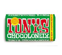 Tony's Chocolonely Barre de chocolat au lait et noisette - 180 g, chocolat au lait, cadeau, végétarien - chocolat belge issu du commerce équitable