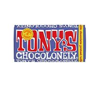 Tony's Chocolonely Barre de chocolat au lait noir, bretzel et caramel - 180 g, 2