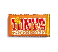 Tony's Chocolonely - Chocolat au lait entier au caramel et sel de mer - Chocolat de table avec morceaux de caramel - 32% de cacao - 1 x 180g - Chocolat Belgique Fairtrade