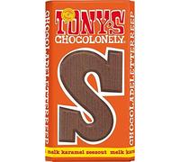 Tony's Chocolonely - Chocolate Letter Bar Milk Caramel Seasalt S - 180g