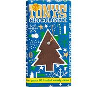 Tony's Chocolonely - Christmas bar dark 51% candy cane - 180g