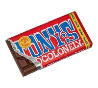 Tony's Chocolonely Lot de 4 barres de chocolat au lait 180 g