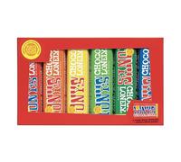 Tony's Chocolonely Rainbow Tasting Pack - 288 g Petites barres chocolatées - Coffret cadeau Sélection 6 saveurs végétariennes - Commerce équitable belge Chocolat
