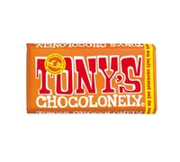 Tony's Chocolonely - Tablette de chocolat, lait, caramel, sel de mer - 180 grammes - Chocolat équitable