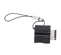 Tonysa Adaptateur de Charge adapté à la Console de Jeu GBA SP, Convertisseur D'interface de Prise Casque 3.5mm de Type C avec Corde de Suspension Anti-perte (BLACK)