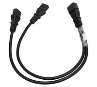 Tonysa Adaptateur Secteur C14 vers C13 et C15, Cordon Séparateur 5 Sorties, | Double connexion pour deux appareils, performances stables, matériau PVC, taille compacte