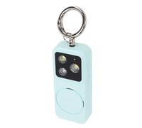 Tonysa Alarme de sécurité Personnelle 150 DB, Porte-clés Rechargeable avec Lumière LED pour la Course de Nuit, sécurité des Voyages en Plein Air, 4 Modes d'éclairage (Green)