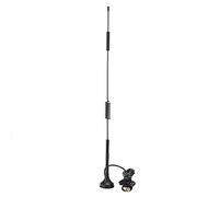 Tonysa Antenne 18dBi de SMA, antenne extérieure à Gain élevé 4G / 3G / 2G GSM LTE avec antenne magnétique de du Support 36cm en métal 4G pour des Machines de publicité(5M)