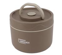 Tonysa Boîte à Déjeuner étanche Isolée en Acier Inoxydable de 550ml, Boîte à Déjeuner Ronde Empilable à 2 Niveaux pour le Travail ou L'école (#5)