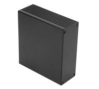 Tonysa Boîte en Aluminium Bricolage Boîtier de Projet électronique Conception de Type divisé Durable pour Boîtier de Carte de Circuit imprimé 40 * 110 * 100mm Noir givré 1 Ensemble
