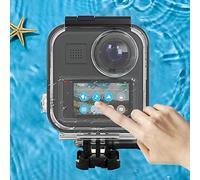 Tonysa Boîtier étanche pour Caméra d'action de Profondeur 20 M, Boîtier étanche Ip68 pour Caméra d'action Panorama, étui de Protection pour l'Appareil Photo sous-Marin Accessoire de