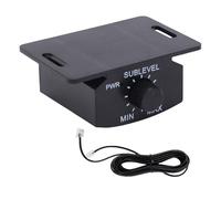 Tonysa Bouton de Contrôle Universel des Basses, Réglage Précis du Volume des Basses avec Prise à 6 Broches et Câble D'extension de 4 M, pour la Plupart des Amplificateurs de voiture.