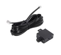 Tonysa Bouton de Réglage des Basses pour Voiture, Bouton de Volume Universel 6 Broches pour Subwoofer avec Câble de 5 M, Compatible avec Haut-parleurs de Voiture, Moto et Home cinéma.