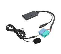 Tonysa Câble Adaptateur Audio Bluetooth pour Voiture avec Microphone pour