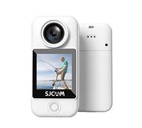 Tonysa Caméra d'action 4K, Conception de Taille Mini avec Anti-secousse 6 Axes, Batterie Amovible étanche à l'eau 30M, écrans de Commande Tactile de 1,33 Pouces (White)