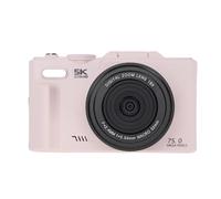 Tonysa Caméra Numérique 5K 75MP - Zoom Numérique 18x, Objectif Macro Grand Angle, Mode beauté intégré et 19 Filtres, Lumière de Remplissage LED, WiFi activé pour Le et la Photographie