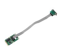 Tonysa Carte Contrôleur Réseau Mini PCIe, 10 100 1000 Mbps, Carte Réseau Réseau RJ45 Stable à Auto-Adaptation, Carte Ethernet PCI Express avec Semi-Duplex Complet, pour Ordinateur de