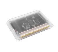 Tonysa Carte de Jeu 4000 en 1, Cartouche de Jeu avec Carte Mémoire de 8 Go, Game Drive Master System 32X pour Consoles de Jeux MD1 MD2 MD3 CD X 32X (Blanc transparent)