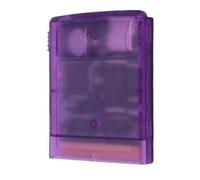 Tonysa Cartouche Flash pour Gameboy, Cartouche Multi-jeux Compatible avec Gameboy Color/GBA/GBA SP/Pocket, avec Port USB et Stockage de 8 Go pour la Sauvegarde de Jeu et (Violet transparent)