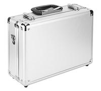Tonysa Coffret Universel en Aluminium pour émetteur, Boîtier de | Matériau durable, mousse haute densité, compatible avec JR/FUTABA, revêtement protecteur