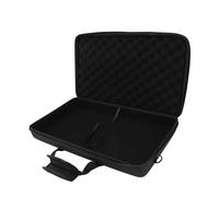 Tonysa Contrôleur Universal DJ Contrôleur, Sac de Protection EVA rembourré avec Bandoulière Réglable et Doublure Lumineuse pour Plusieurs Contrôleurs à 2 Canaux (Noir)