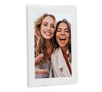 Tonysa Crame d'image Numérique Intelligent de 10,1 Pouces avec écran Tactile et Calendrier, Cadre Photo Cloud WiFi pour la Famille, Contrôle des Applications Mobiles, Affichage HD, (White)