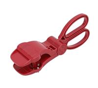 Tonysa Dénoyauteur de Cerises Portable à Double Ouverture, Outil de Démontage de Fosse à Noyau de Cerise pour Magasin de Gâteaux de Cuisine (rouge)