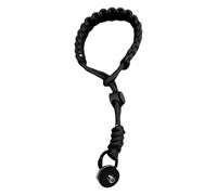 Tonysa Dragonne de Poignet Réglable en Nylon pour Appareil Photo 3, 7,5 Pouces, Cordon de Caméra D'action Anti-perte en Polyester avec Vis de 1/4 de Pouce (BLACK)
