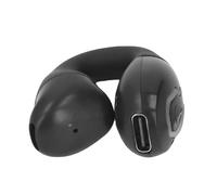 Tonysa Écouteurs de Clip-on Ergonomiques, Écouteur Bluetooth V5.4, Pince à Anneau Ouverte Unique sur Les écouteurs sans Fil pour Le Travail des Affaires Sportives (Black)