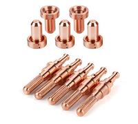 Tonysa Électrodes, Copper pour SL60/100 | 5 électrodes, 5 embouts de buse, haute résistance à la corrosion, coupe du métal, excellente conductivité thermique