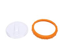 Tonysa Ensemble de Couvercle et écrou de Pompe à Filtre à Sable P07018, écrou Orange avec Couvercle Transparent pour Une Utilisation Fiable, Filtration d'eau en Plastique 2 Pièces