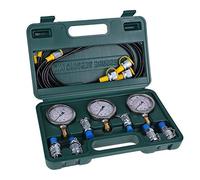 Tonysa Hydraulique Kit de Test de Pression pour Excavatrice avec Tuyau d'Essai/Embrayage/Manomètre Compatible avec Raccord Tuyau/Manomètre/Point de Mesure