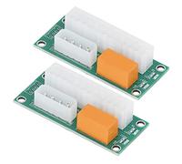 Tonysa Interface IDE Double Alimentation Synchronisation Démarreur 2 Pièces, Double Adaptateur PSU Connecteur d'alimentation 4 Broches 24 Broches pour Mineur BTC