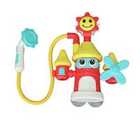 Tonysa Jouet de Douche de Baignoire à Jet d'eau en Forme de Château pour bébé, Empêche la Chute de la Conception de Ventouse, Favorise la Relation Parent-Enfant