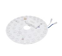 Tonysa Kit de Modernisation de Lumière de Plafond à LED 18W, 7,1 Pouces Ventilateur de Plafond Light Remplacement, 3000K 3000K 4200K 6500K DIMMable, RéInstallation du Ventilateur de économe en