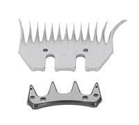 Tonysa Lame de Coupe-laine à 13 Dents, Conception Incurvée pour la Taille et le Toilettage des Moutons, Usage Professionnel, Acier Durable à Haute Teneur en Carbone, 2 Pièces